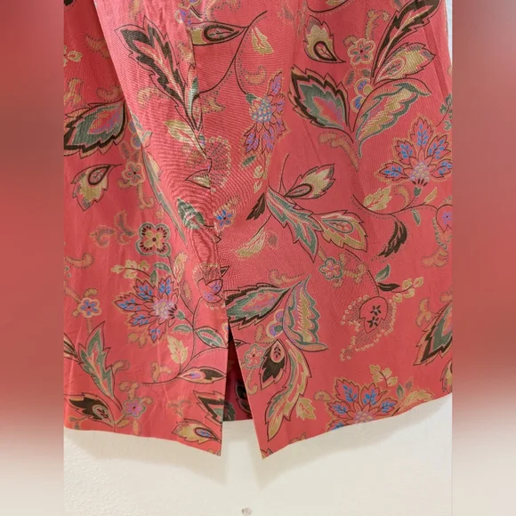 Jones New York Signature Halter Top Summer Dress Y2K Floral - Picture 3 of 7